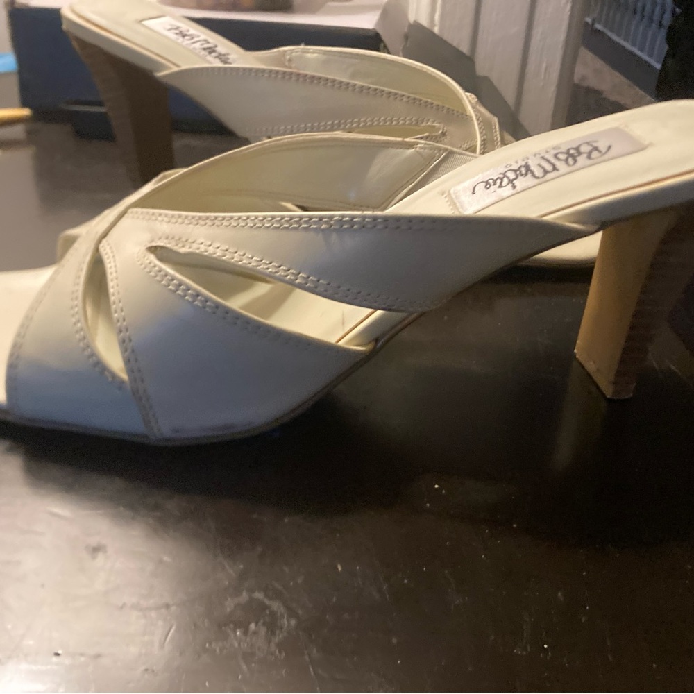Bob Mackie Leather Dress Sandals